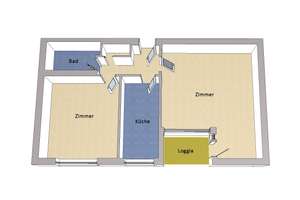IMMOBERLIN.DE - Sonnenhelle Wohnung mit Westloggia & Pkw-Stellplatz in Ruhelage – 13591 Staaken, Berlin – Vorschaubild 3