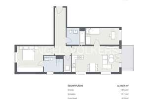 3 Zimmer Neubauwohnung mit 84qm Wohnfläche im 2.OG mit Aufzug – Die vollständige Adresse der Immobilie erhältst du vom Anbieter., 42719 Wald, Solingen – Vorschaubild 10