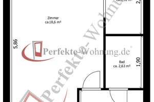1ZKB – renoviert - mit Küche und Duschbad – Die vollständige Adresse der Immobilie erhältst du vom Anbieter., 30453 Ahlem, Hannover – Vorschaubild 6