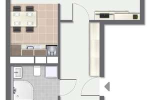 2-Raumwohnung mit Dusche und Balkon – Irkutsker Straße 83, 9119 Kappel, Chemnitz – Vorschaubild 6