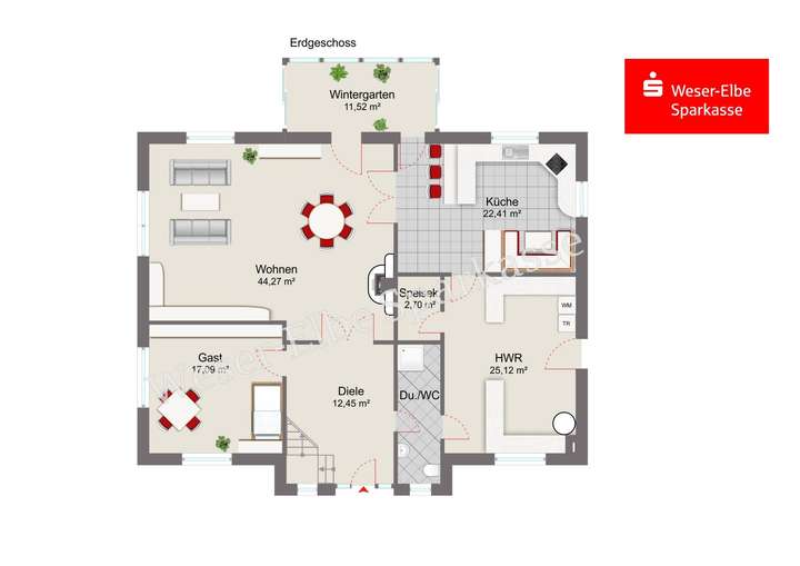 Grundriss Erdgeschoss