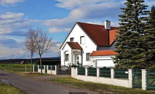 Freistehendes Einfamilienhaus, Terrasse und Garage