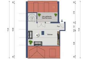 N-Süd, toller Blick über Nürnbergs Dächer! Freie 3-Zimmer-Maisonette-Wohnung mit Dachloggia – Gabelsberger Str. 4, 90459 Galgenhof, Nürnberg – Vorschaubild 28