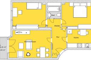 Helle 3-Zimmer-Wohnung – Die vollständige Adresse der Immobilie erhältst du vom Anbieter., 30519 Döhren, Hannover – Vorschaubild 11