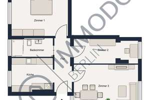 ⭐️ Wohnen in Zehlendorf Mitte - Provisionsfrei- Sanierte  3-Zi Stuck-Altbau-Whg mit Dielen – Die vollständige Adresse der Immobilie erhältst du vom Anbieter., 14165 Zehlendorf, Berlin – Vorschaubild 14