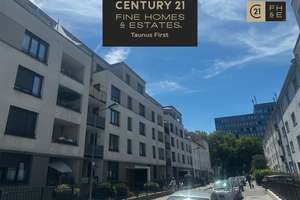 Voll möbliert, 2-Zimmer-Appartment, Balkon, TG-Stellplatz, Frankfurt Europaviertel