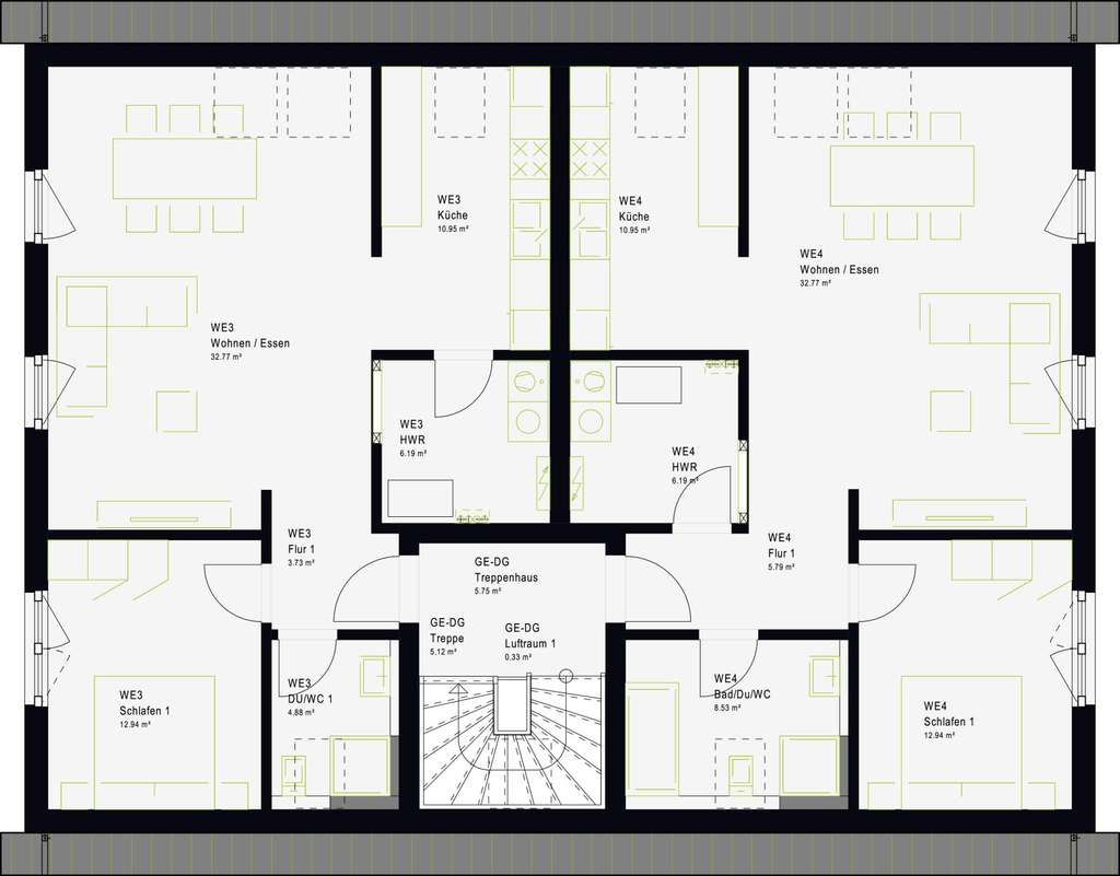 Immobilie in Mücke - 🏗️🏡 Neubau MFH mit 4 WE 🚧 Platz für die ganze Familie oder als lukratives Anlageobjekt! - Bild 2