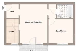 Stilvoll modernisierte 2-Zimmer-Wohnung mit Boutique-Hotel-Feeling in Offenbach-Bürgel – 63075 Bürgel, Offenbach am Main – Vorschaubild 13