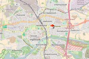 Möbliertes, attraktives 1-Zimmer-Studenten-Apartment in zentraler und ruhiger Lage von Ingolstadt. – Wredestraße 19, 85055 Nordost, Ingolstadt – Vorschaubild 12