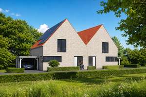 Zwei exklusive Neubau-Doppelhaushälften mit familienfreundlichem Wohnkonzept & Privatteich – Die vollständige Adresse der Immobilie erhältst du vom Anbieter., 48163 Albachten, Münster – Vorschaubild 1