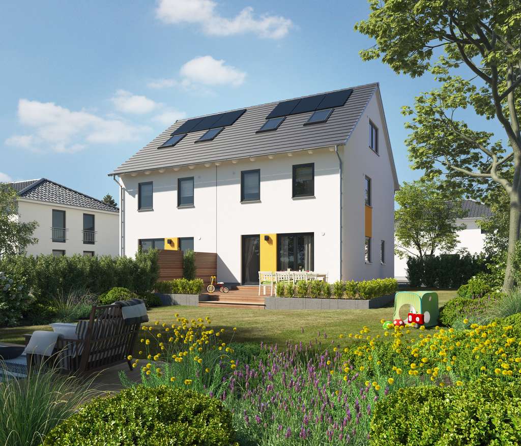 Immobilie in Dallgow-Döberitz - Neubau - DHH in Dallgow mit Bauzeitgarantie - Bild 0