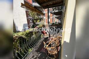 Tauschwohnung: sonnige 2 Zimmer mit Südbalkon Kamin Tageslichtbad Parkplatz – Rigaer Straße 15, 10247 Friedrichshain, Berlin – Vorschaubild 4