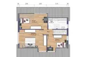EINFAMILIENHAUS-ENSEMBLE AUF EINEM PARKÄHNLICHEN GRUNDSTÜCK MIT MASSIVEM GARTENHAUS – Segeberg (Kreis) – Vorschaubild 35