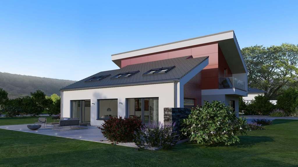 Immobilie in Heigenbrücken - TRAUMHAUS-INKLUSIVE-GRUNDSTÜCK, EINZUGSFERTIG,PULTDACHHAUS FÜR INDIVDUALISTEN - Bild 4