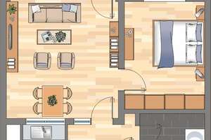 Demnächst frei! Schöne 2-Zimmer-Wohnung in Kiel-Klausbrook – Olshausenstraße 79, 24106 Wik, Kiel – Vorschaubild 4