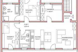 Zwei Dachterrassen, vier Zimmer, ein besonderes Zuhause – 63073 Bieber, Offenbach am Main – Vorschaubild 10