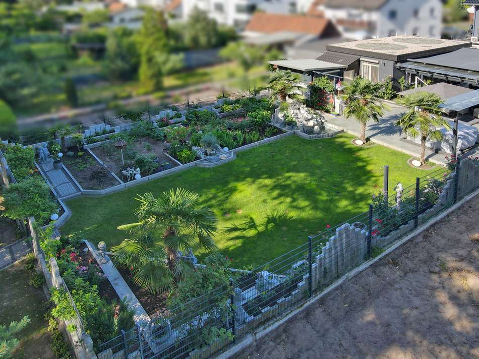 Garten Vogelperspektive