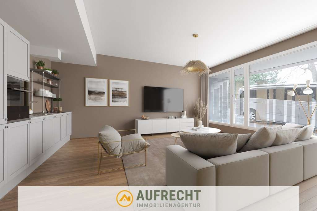 Immobilie in Dachau - A U F R E C H T ° Loft-Charakter in Mitten Dachaus ° Erdgeschosswohnung mit Stellplatz & Terrasse - Bild 0