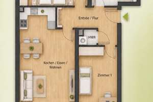 Moderne 3-Zimmer-Erdgeschosswohnung mit Terrasse und Garten – Poppemreutherstr. 34, 90765 Ronhof, Kronach, Fürth – Vorschaubild 13