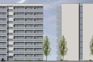 großzügige 1-Zimmer-Wohnung mit Einbauküche, großem Balkon + TG – Annette-Kolb-Anger 15, 81737 Neuperlach, München – Vorschaubild 13