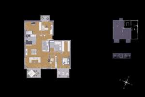 GOLDECK Nr. 1 - Das Tor zu Düsseldorf Oberkassel, 4-Raumwohnung mit Parkblick, 3. OG – Die vollständige Adresse der Immobilie erhältst du vom Anbieter., 40545 Lörick, Düsseldorf – Vorschaubild 3
