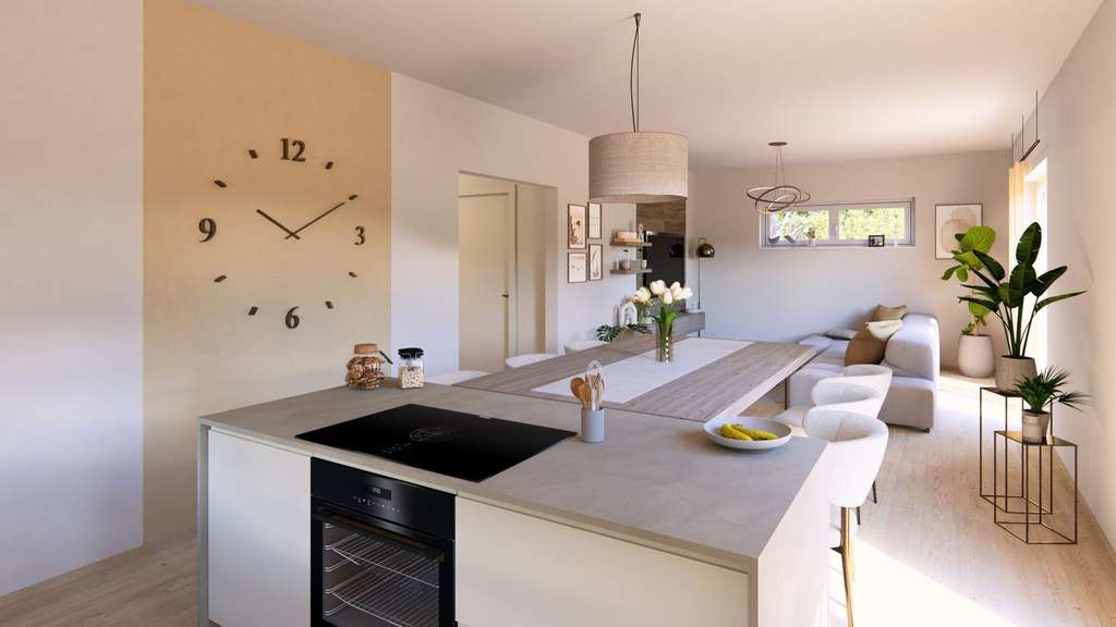 Immobilie in Jossgrund - Stilvolles Familienwohnen mit moderner Architektur - Bild 3