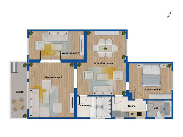 Grundriss Obergeschoss