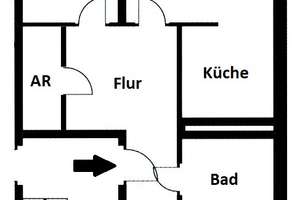 Geräumige 3-Zimmerwohnung mit großem Wohnzimmer + offener Küche + Eckbadewanne + Abstellraum! – 39124 Neue Neustadt, Magdeburg – Vorschaubild 7