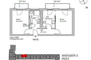 #MayRoofTop: Exklusive 2-Zimmer-Wohnung in der obersten Etage – Manitiusstr. 13, 12047 Neukölln (Ortsteil), Berlin – Vorschaubild 23