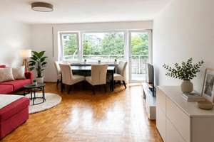 Helle 1-Zi.-Wohnung in München-Sendling, 1. OG, Westbalkon, vermietet, von privat