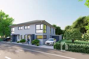 Meerbusch-Nierst: Neubau/Erstbezug Doppelhaushälfte mit Blick ins Grüne – Die vollständige Adresse der Immobilie erhältst du vom Anbieter., 40668 Meerbusch – Vorschaubild 3