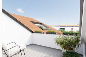 Einzigartig. Dachterrassenpenthouse in Stuckaltbau!