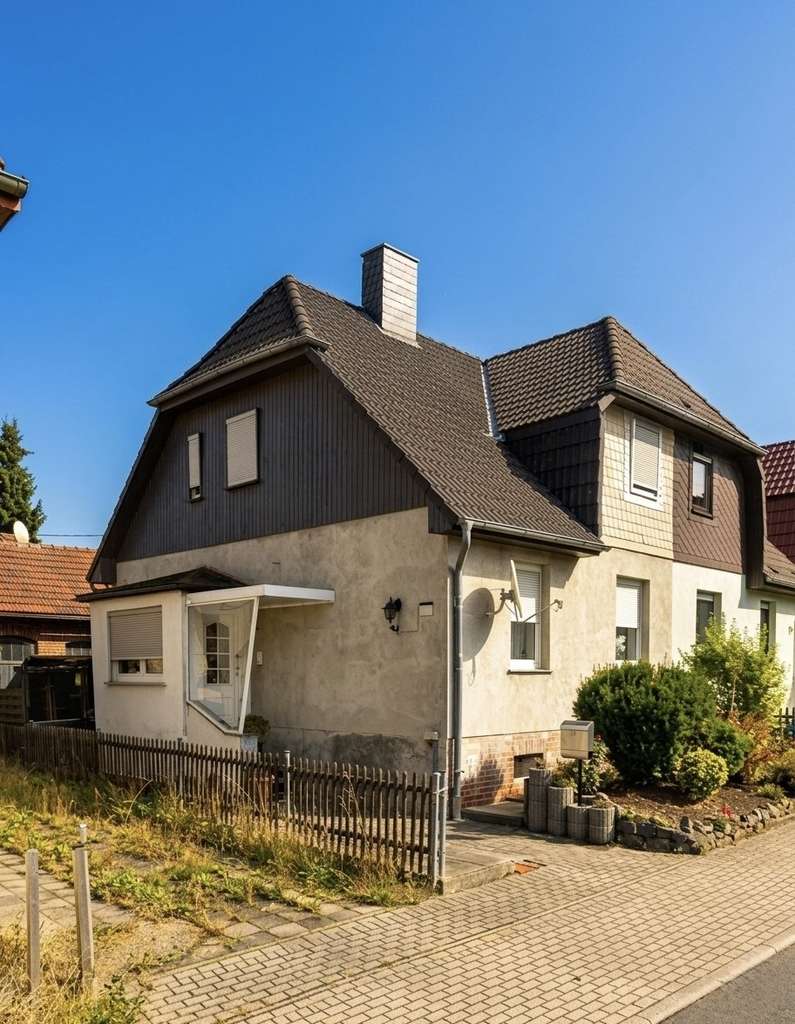 Immobilie in Krayenberggemeinde - Dorndorf, Doppelhaushälfte + Nebengeb.  - Bild 0