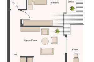 Großzügige 2-Raum-Wohnung mit Dachterrasse und Tiefgarage in ruhiger Lage – Die vollständige Adresse der Immobilie erhältst du vom Anbieter., 4179 Leutzsch, Leipzig – Vorschaubild 17