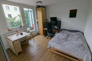 Dachterrasse, PKW-Stellplatz, kleine EBK  - modernes 1-Zimmerapartment mit toller Ausstattung! – 7745 Jena-Süd, Jena – Vorschaubild 3