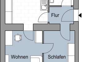 Ab dem 24.08.2026: Tolle EG-Wohnung mit Parkettboden in Derendorf – Collenbachstr. 53, 40476 Derendorf, Düsseldorf – Vorschaubild 2
