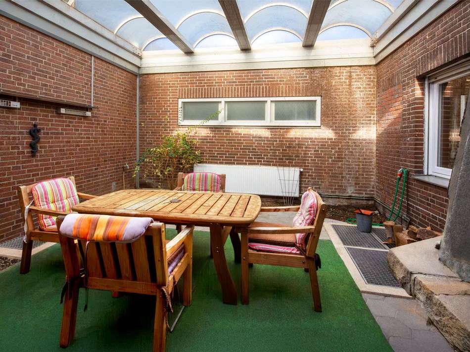 Atrium mit elektrischem Schieb