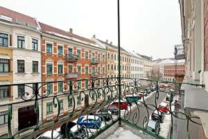 Erstbezug nach Renovierung – stilvolle 2-Zimmer-Altbauwohnung mit 2 Balkonen – Schwarzackerstraße 5, 4299 Stötteritz, Leipzig – Vorschaubild 4
