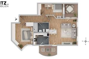 3-Zimmer Wohnung mit zwei Balkonen, Aufzug und Tiefgaragenstellplatz – 60314 Ostend, Frankfurt am Main – Vorschaubild 17
