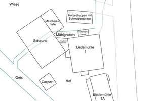 Kulturdenkmal Liedemühle - Alleinlage mit eigener Wasserkraft – Liedemühle 1, 36286 Neuenstein – Vorschaubild 9