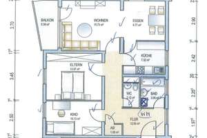 Lebendig wohnen in Würzburg: 3,5-Zimmer-Wohnung mit Balkon – 97082 Zellerau, Würzburg – Vorschaubild 12