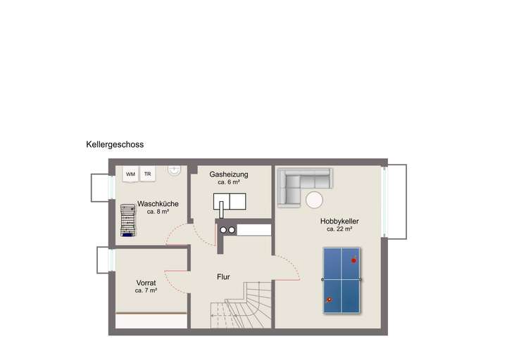 Grundriss Keller