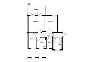 Wohn(t)raum: günstig geschnittene 3-Zimmer-Wohnung – Heinrich-Hertz-Str. 36, 28211 Radio Bremen, Bremen – Vorschaubild 2