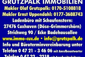 nur 270 m nah zur Grimmershörnbucht, FernSeeSicht zu Elbe und Nordsee, nur ca. 1300,- Euro / m² Wfl. – Strichweg 122, 27476 Cuxhaven (Kreis) – Vorschaubild 93