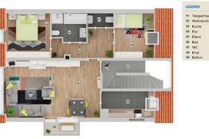 Dreifamilienhaus mit aufgeteilten Einheiten in Bonn – Kapitalanlage oder Mehrgenerationenwohnen – Die vollständige Adresse der Immobilie erhältst du vom Anbieter., 53121 Dransdorf, Bonn – Vorschaubild 34