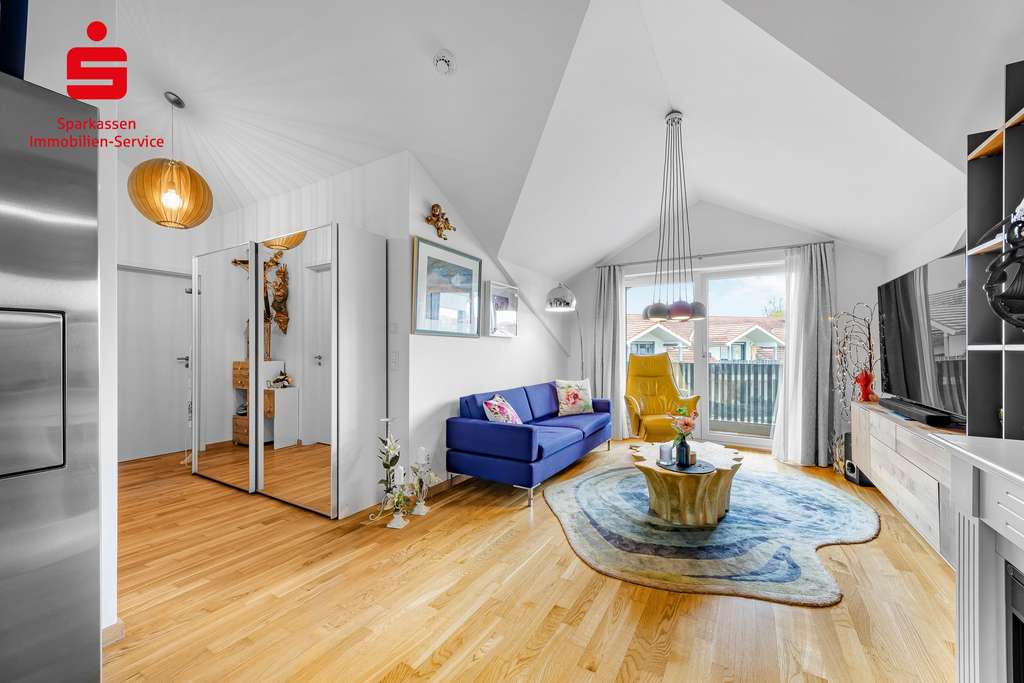 Immobilie in Sauerlach - Licht, Luft & Raum – moderne Dachgeschosswohnung mit zwei TG-Stellplätzen - Bild 0