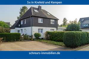 Doppelhaushälfte mit überdachter Terrasse und zwei PKW-Stellplätzen fußläufig zum Hülser Bruch
