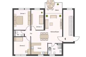 Moderne  4-Zimmer-Wohnung mit Balkon und TG-Stellplatz, ruhig und zentral am Waiblinger Wasen – Die vollständige Adresse der Immobilie erhältst du vom Anbieter., 71334 Waiblingen – Vorschaubild 14