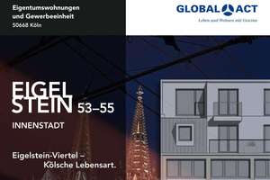 Nachhaltig. Urban. Domblick - Neubau Wohnung im beliebten Eigelstein-Viertel! WE 6