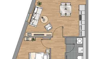 Lichterfüllte Etagenwohnung mit Balkon, moderner Markenküche & Tiefgaragenstellplatz – Mailänder Platz 21, 70173 Europaviertel, Stuttgart – Vorschaubild 7